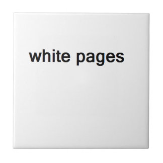 white pages tile