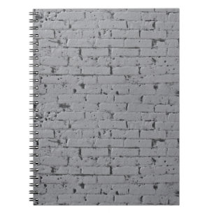 White Painted Brick Wall Notebook