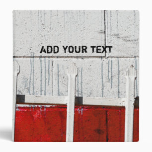 White Painted Wall Binder