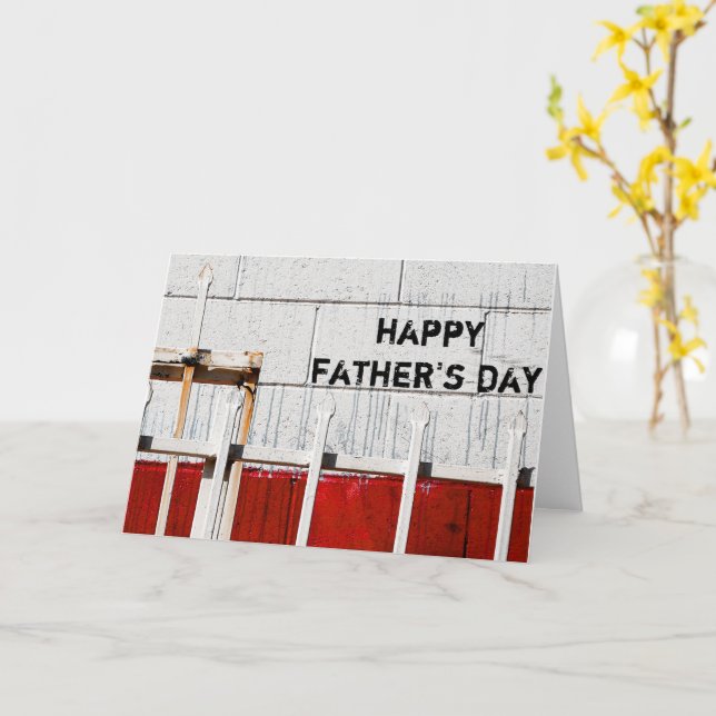 White Painted Wall - Personalizable Card (Yellow Flower)
