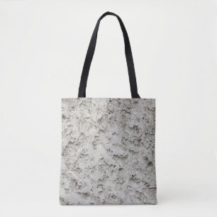 White painted wall tote bag