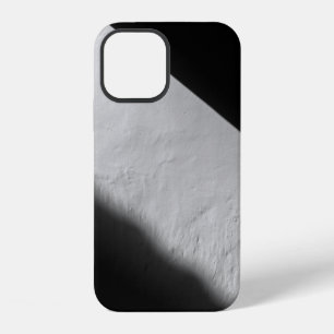 WHITE PAINTED WALL WITH BLACK TEXTILE iPhone 12 CASE