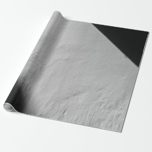 WHITE PAINTED WALL WITH BLACK TEXTILE WRAPPING PAPER