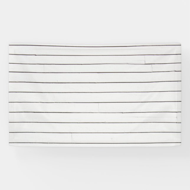 White painted wood boards or wall  backdrop banner (Horizontal)