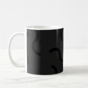White, Pale Grey Classic Mug, 11 oz Coffee Mug