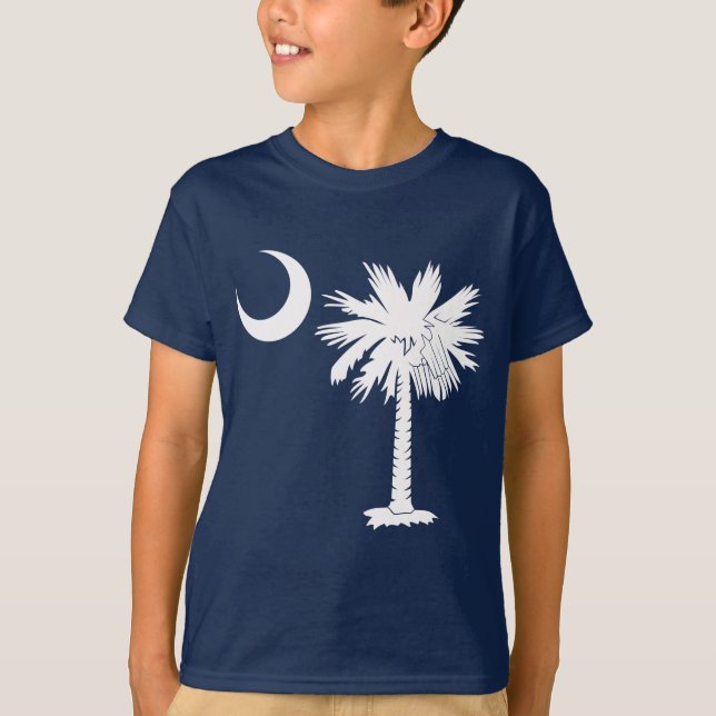 White Palmetto T-Shirt (Front)