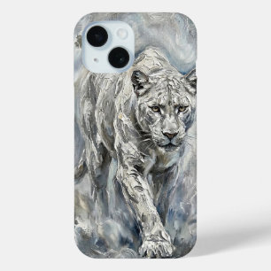 White Panther Phone Case – Ethereal Majesty Collec
