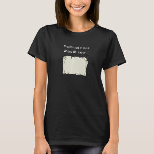 White Paper Protests Blank White Paper Protests T-Shirt