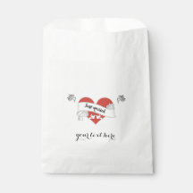 White Paper Wedding Favour Bag - Customizable
