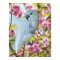 White Parrot in Crab Apple Tree