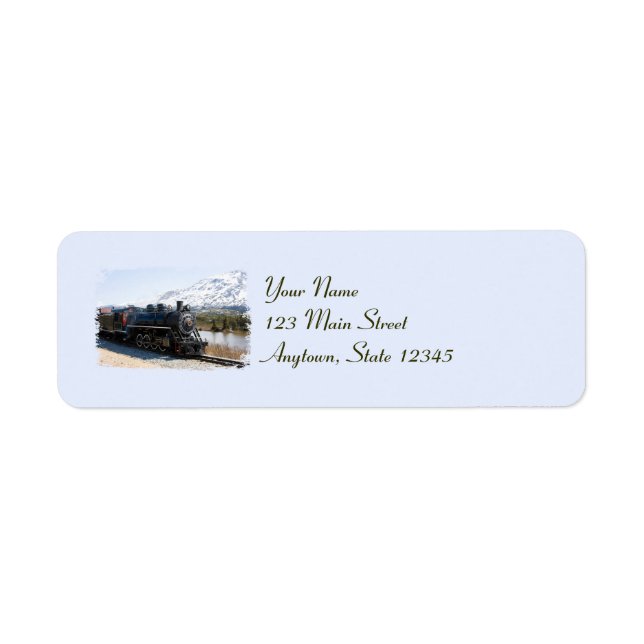 White Pass Train Return Address Labels (Front)