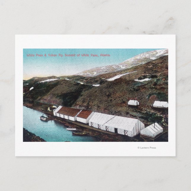 White Pass & Yukon Railroad Train Postcard (Front)