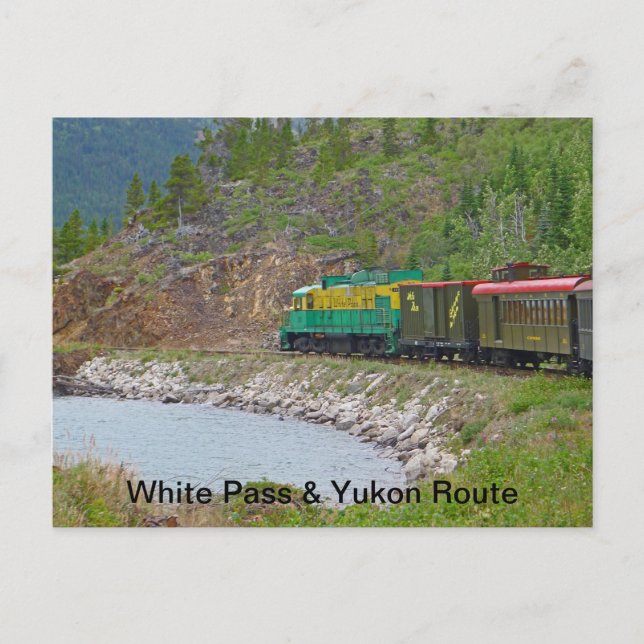 White Pass & Yukon Route Scenic Railroad Postcard (Front)