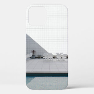 WHITE PATIO TABLE WITH CHAIRS DURING DAYTIME iPhone 12 CASE