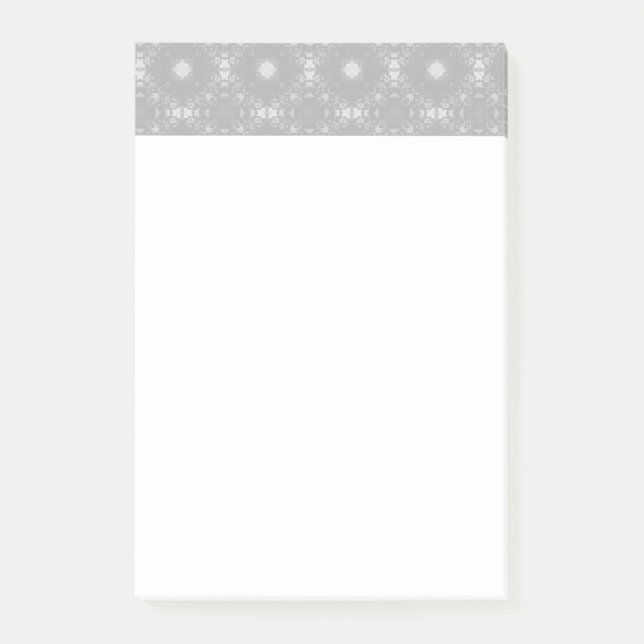 White Pattern  Post-it Notes (Front)