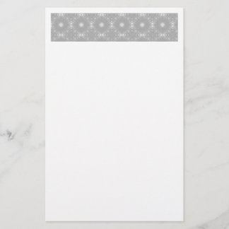 White Pattern Stationery