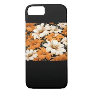 white pattern - whimsigoth cottagecore wildflowers Case-Mate iPhone case