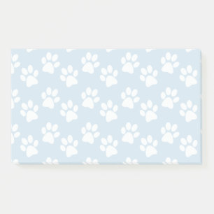White Paw Prints Design Post-It Notes