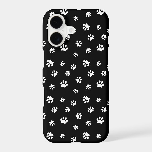White Paw Prints Pattern (Back)