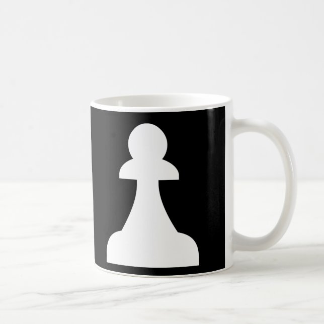 White Pawn (1/8) Coffee Mug (Right)