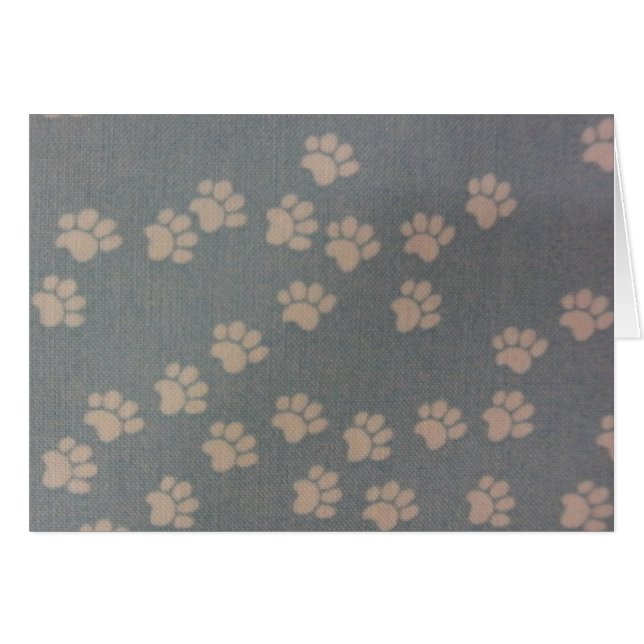 White Pawprints (Front Horizontal)