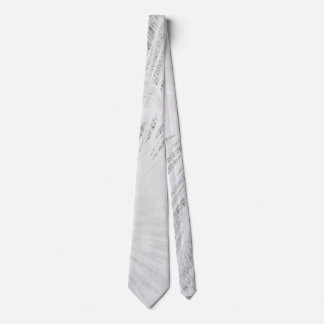 White Peacock beautiful feathers Tie