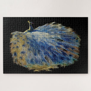 White Peacock Jigsaw Puzzle