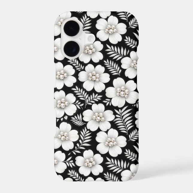 White Pearls in Flower Pattern (Verso)