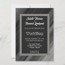 White Pearls, Retro Black & White Wedding