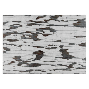 White Peeling Paint Cutting Board