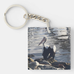 White Pelican Keychain