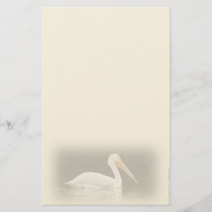 White Pelican Personal Stationery