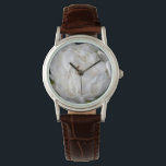 White Peony Floral Photography Bride Watch<br><div class="desc">Simple Beautiful and modern Floral Photography with photograph of white peony on watch. Perfect for bridemaid gift or mother's day.</div>