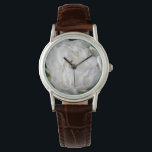 White Peony Floral Photography Bride Watch<br><div class="desc">Simple Beautiful and modern Floral Photography with photograph of white peony on watch. Perfect for bridemaid gift or mother's day.</div>
