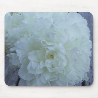 White Peony Mousepad