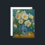 White Peony Postcard<br><div class="desc">White Peony Postcard</div>