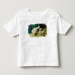 White Persian Cat with Two Kittens Toddler T-shirt