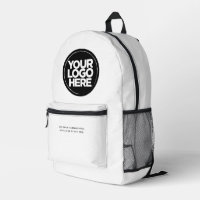White | Personalized Corporate Logo and Text