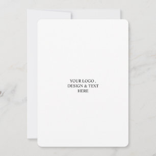 White Personalized – Your Logo & Text Here