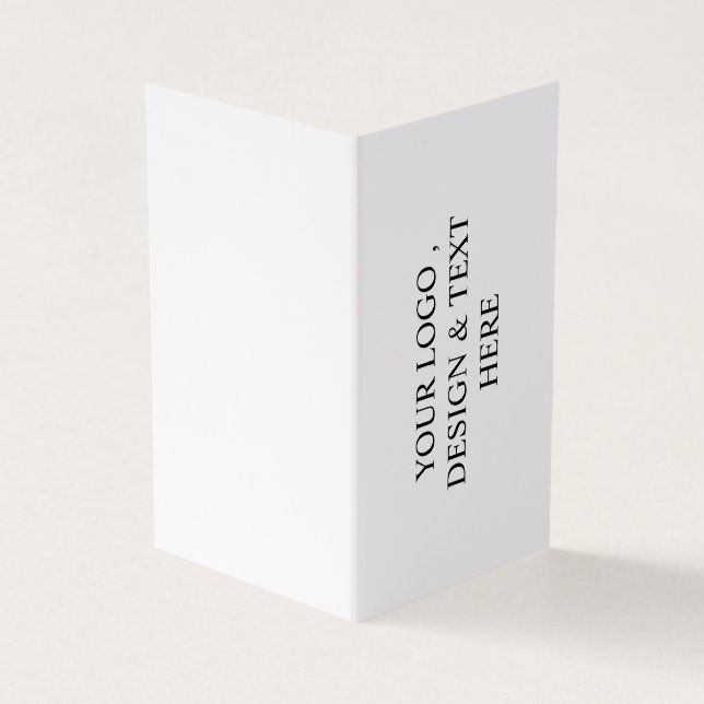 White Personalized Your Logo & Text Here  (Outside)