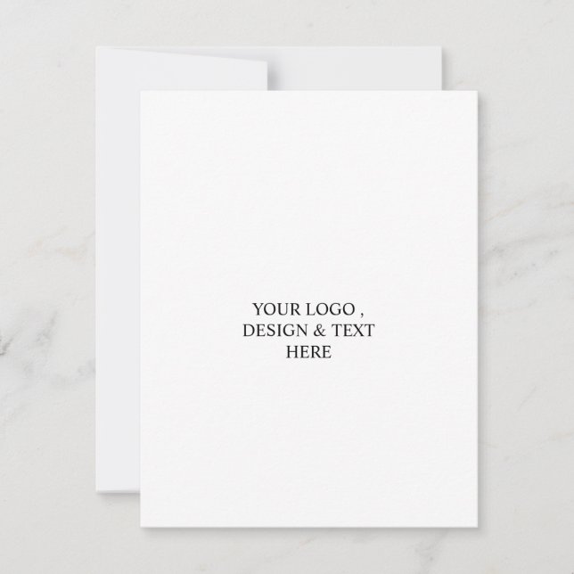 White Personalized – Your Logo & Text Here (Front)