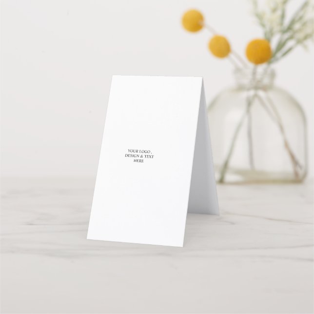 White Personalized – Your Logo & Text Here Appointment Card (Front)