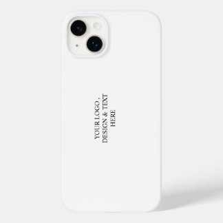 White Personalized – Your Logo & Text Here Case-Mate iPhone 14 Plus Case
