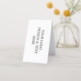 White Personalized – Your Logo & Text Here  Loyalty Card