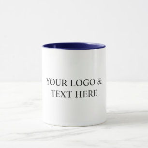 White Personalized – Your Logo & Text Here Mug