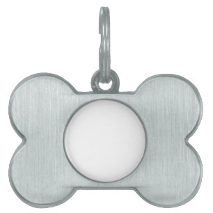 White Pet ID Tag