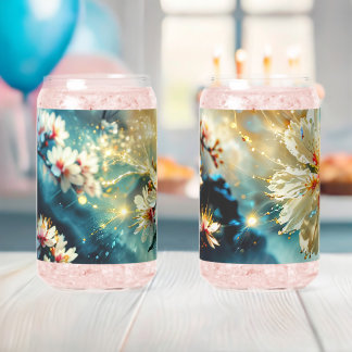 White Petals Glasses