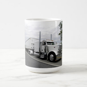 White Peterbilt 379 Mug