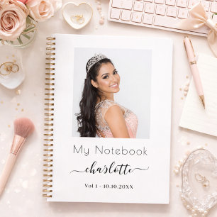 White photo script personal journal
