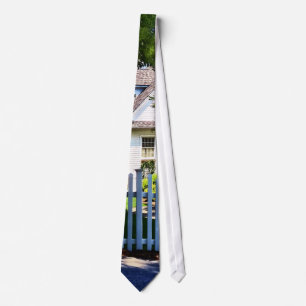 White Picket Fence Tie